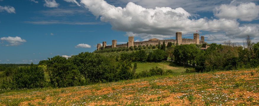 Monteriggioni castle, Tuscany