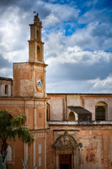 Obraz premium Salento - Parabita - veduta facciata di San Giovanni Battista