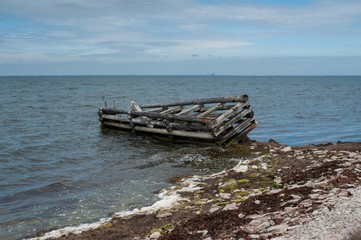 Fototapeta na wymiar Paisaje de playa en la isla de Öland