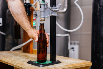 an image of a craft beer equipment at a brewery