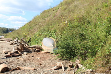 Photo fishing boat for fishing and walks on the river, lake.