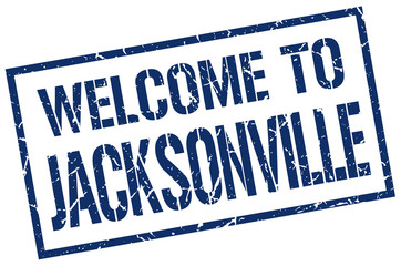 welcome to Jacksonville stamp