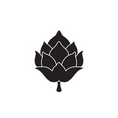 Hop vector icon. 