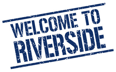 welcome to Riverside stamp