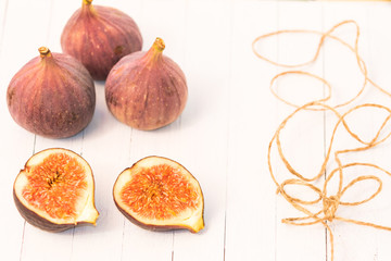 Obraz premium Fresh figs fruits 