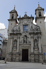 Obraz premium Kościół św. Jerzego (Iglesia de San Jorge) w stolicy Galicji La Coruña