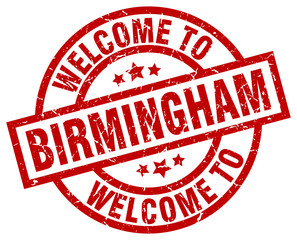welcome to Birmingham red stamp