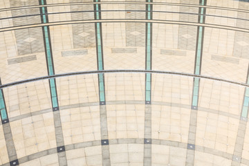 Obraz premium Modern city square floor texture background,high angle view