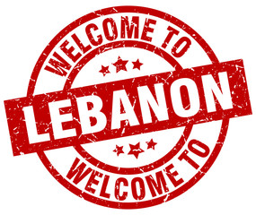 welcome to Lebanon red stamp