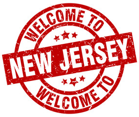 welcome to New Jersey red stamp