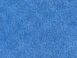 Seamless blue plastic carpet texture. Artificial turf flooring, fleecy background
