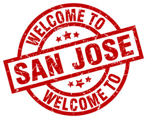 welcome to San Jose red stamp