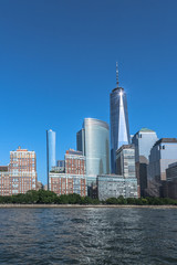Obraz premium Skyscrapers of Manhattan along the Hudson River, New York City