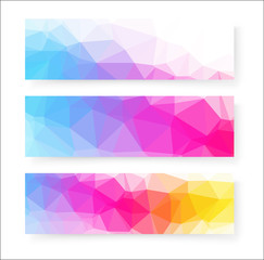 Banner design abstract background