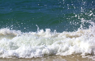 Fototapeta premium sea wave close up