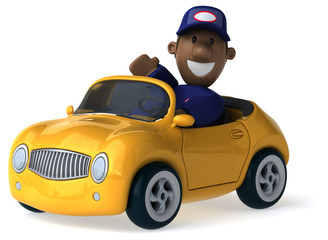 Fun mechanic - 3D Illustration