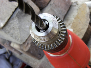 electric drill / photography with scene electric drill