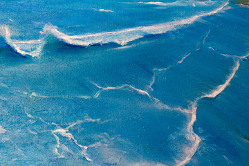 Abstract painting. Painting with oils on canvas for the background of a major stroke.