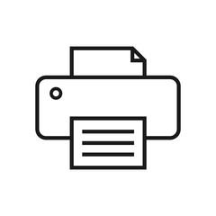 Printer Vector Icon