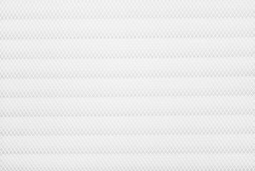 Horizontal White plastic grid white background. Whte background