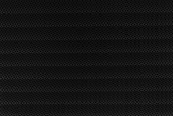 Fototapeta premium Horizontall Black plastic grid white background. Black background