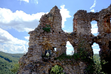 Ruins of Jasenov Castle, Slovakia