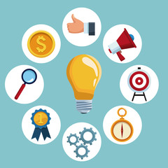 Set of business icons