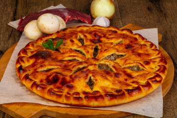 Homemade Ossetian pie