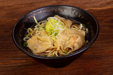 Vietnam soup with dumplings