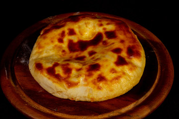 Georgian hachapuri with cheese