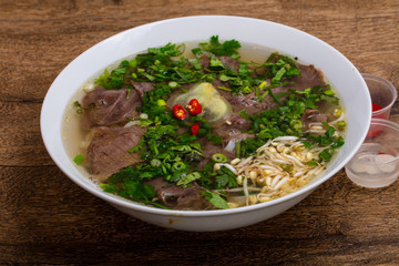 Vietnamese Pho Bo soup