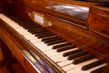 Fototapeta na wymiar piano and keys