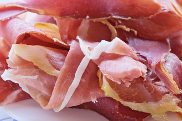 Spanish Jamon closeup