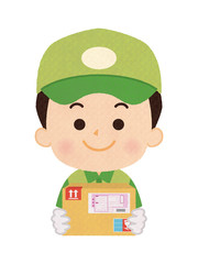 宅急便　男性