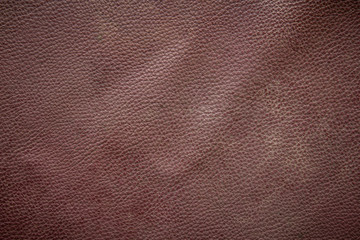 Old and dirty brown leather texture background