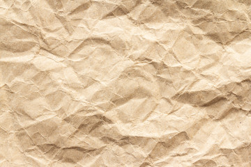 Brown wrinkle recycle paper background