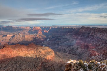 Fototapeta na wymiar The Grand Canyon National Park is a Major Landmark in the State of Arizona