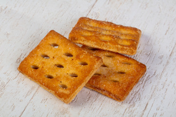 Appetizing salty crackers