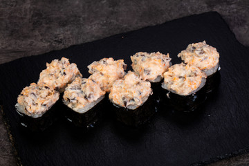 Japanese roll with crab