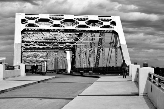 Shelby Pedestrian Bridge At Nashville, Tennessee