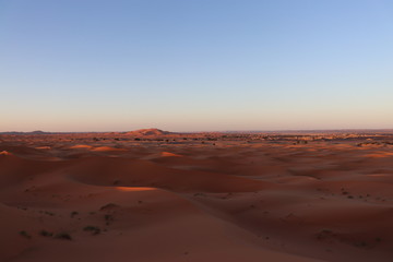 Fototapeta na wymiar sahara desert,Merzouga,サハラ砂漠,モロッコ