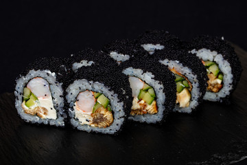 Japanese roll with eel