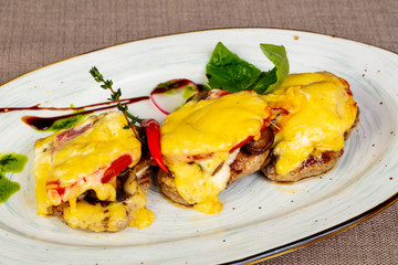Chicken with cheese