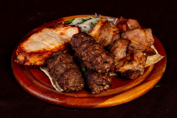 Shashlik kebab set