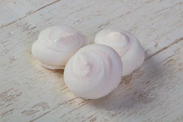 Delicious meringues cookies