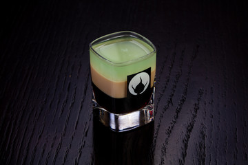 Delicious absinthe cocktail