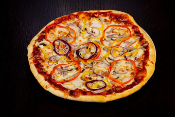 Delicious BBQ pizza