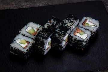 Japanese roll with crab
