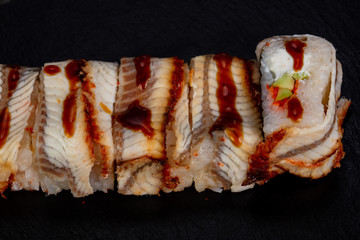 Japanese roll with eel