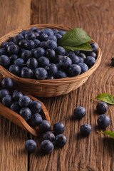 Sloes in bowl